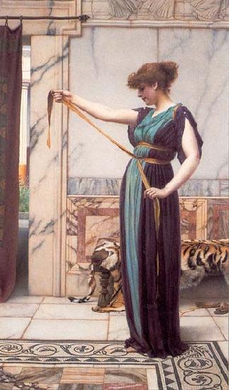 John William Godward A Pompeian Lady Spain oil painting art
